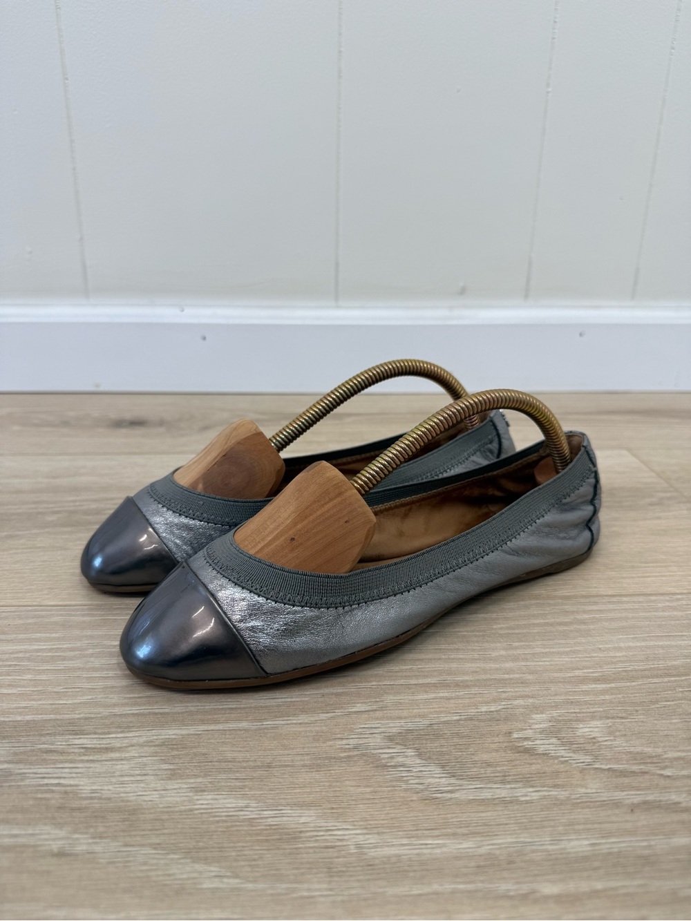 Coach Dalia Silver Flats